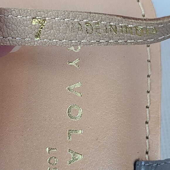 New VERY VOLATILE "HANIYA" Gray with Multi Colored Beaded Sandals Women's (7) - Picture 8 of 10